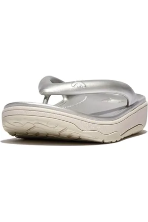 FitFlop Damskie sandały Relieff Metallic Recovery Toe-Post, , 39 EU