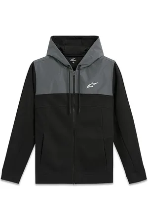 Alpinestars Reckoning Bluza z kapturem Męska bluza z kapturem Czarna/Szara Metaliczna XL, , XL