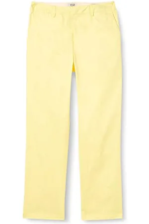 Scotch&Soda Damskie spodnie Abott-Mid Rise Tapered Organic Cotton Chino Pants, , żółte, , 26W / 32L