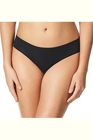 DKNY Damskie bezszwowe majtki Litewear Solid, , XL