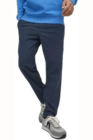 JACK & JONES Męska pościel Jpstace Jjbreeze DEK Leinenhose, Marynarka granatowa, L