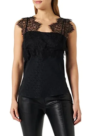 Pinko Koszulka damska Tropici Jersey Torchon, , 42