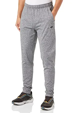 4F Męskie spodnie funkcyjne Spmtr350 FNK, szare (Cold Light Grey Melange), XL, , XL