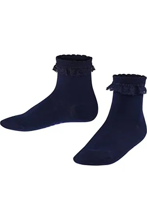 Falke Uniseks - dzieci Skarpety Romantic Lace K So Bawełna jednokolorowe 1 Para, , 27-30