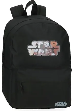 STAR WARS Joumma Retro plecak szkolny 15,6" czarny 31,5 x 45 x 15 cm poliester 21,26 l, , Talla única, Plecak szkolny z możliwością dostosowania do wózka