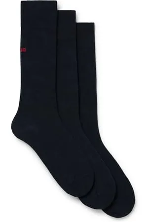HUGO BOSS Męskie skarpety 3P RS UNI CC średniej wysokości z logo, trójpak, , 43-46 EU