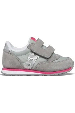Saucony Originals Baby Jazz HL, Kapcie, Szary/Srebrny/Pink, 26 EU, , 26 EU