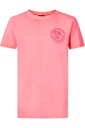 Petrol Industries INDUSTRIES Men T-Shirt SS M-1040-TSR656; Kolor: Fiery Coral; Rozmiar: S, , S