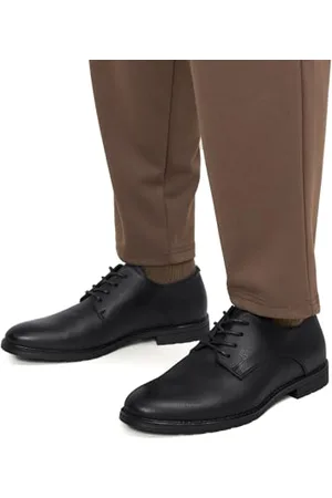 JACK & JONES Bestseller A/S Męskie buty sznurowane JFWDEREK Derby, antracytowe, 43 EU, , 43