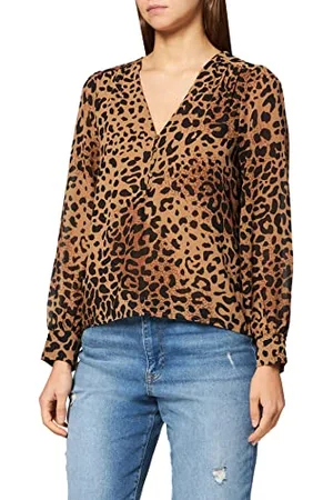 VILA Damska bluzka Vimicada z nadrukiem L/S Top/Dc/Su, , 38