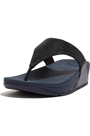 FitFlop Damskie sandały LULU OPUL na palce, granatowe, rozmiar 36, , 36 EU