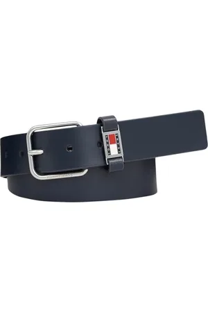 Tommy Hilfiger Męski pasek stały TJM Scanton 3.5, ciemny granatowy (Dark Night Navy), 85, , 85