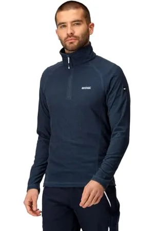 Regatta Męska bluza polarowa Montes z zamkiem 1/2 w paski, , L