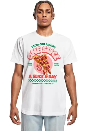 Mister Tee Pizza Amore Tee White S, , S