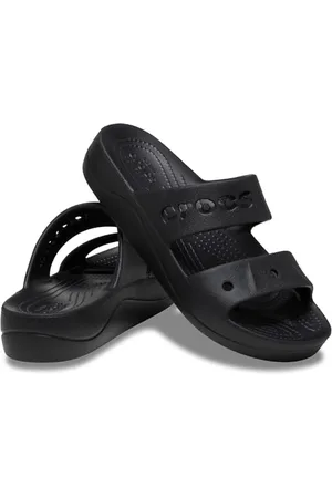 Crocs Damskie sandały Via Platform, czarne, 42 EU, , 42/43 EU