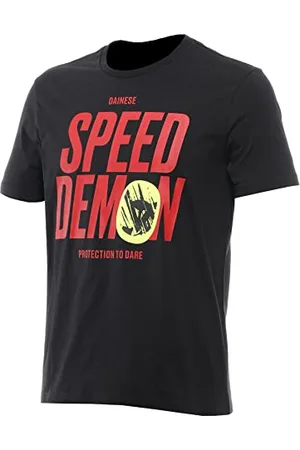 Dainese Knee Down T-shirt na co dzień, z okrągłym dekoltem, bawełniana, męska, Jet-Black, XS, , XS