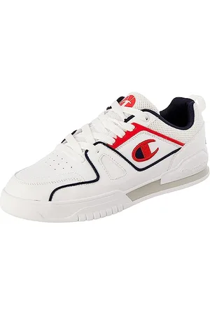 Champion 3 Point Low, Sneakers Mężczyzna, Biały/Granatowy (marynarski/Czerwony, 47.5 EU, , 47.5 EU