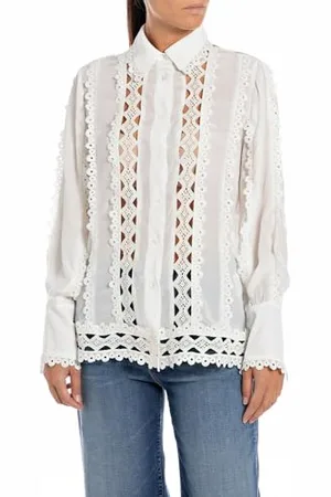Replay Bluza damska Comfort Fit, , L