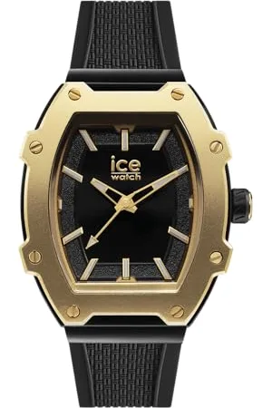 Ice-Watch ICE boliday Black gold - damski zegarek z silikonowym paskiem - 023319 (Medium)
