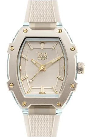 Ice-Watch ICE boliday Almond skin blue - Damski migdałowy zegarek z silikonowym paskiem - 023321 (Medium)