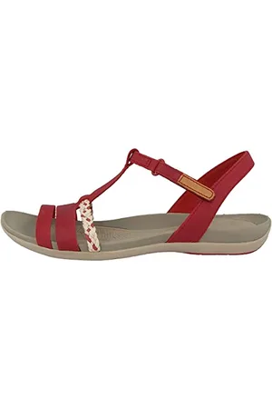 Clarks Tealite Grace sandały damskie w kształcie litery T, czerwony - - 37 EU