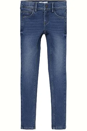 NAME IT Dziewczęce dżinsy skinny fit, , 128 cm