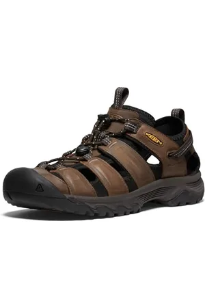 Keen Targhee 3 męskie sandały sportowe z zamkniętymi palcami, Żubr/ściółka, 12