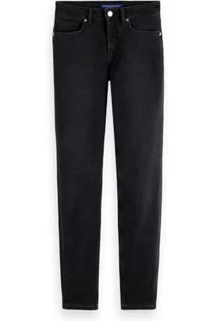 Scotch&Soda Damskie dżinsy Core Bohemienne Mid Rise Skinny Black Coast, , 27W / 30L