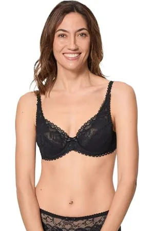 Playtex Flower Elegance Damski koronkowy biustonosz z fiszbinami x1, , 90E