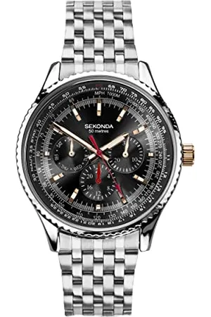 Sekonda Maverick Męski zegarek kwarcowy 43 mm z wyświetlaczem analogowym, , 30038-AMZUK