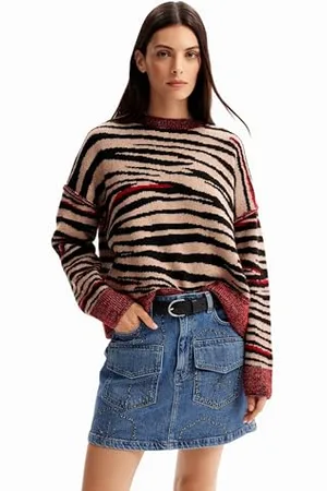 Desigual Sweter Holmes, 6011 Camel, M, , M