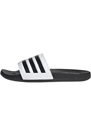adidas Uniseks Adilette Comfort Slides, Cloud White/Core Black/Core Black, 44.5 EU