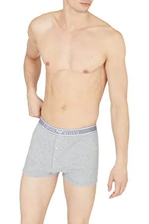 Emporio Armani Męskie prążkowane bokserki bawełniane, , L