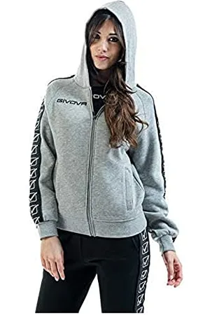 Givova Bluza unisex Full Zip Band wojskowa zieleń 2XL, , S