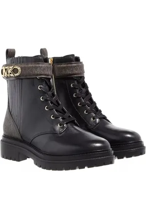 Michael Kors Damskie buty botki Parker 40F2PKFE5L Black Brown czarne, , 42 EU