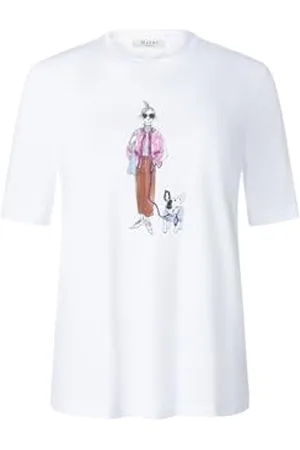 Maerz T-shirt okrągły dekolt rękaw 1/2, , 34