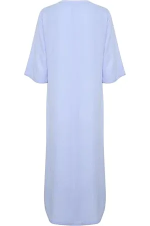 Kaffe Damska sukienka Kaftan Half Sleeves Midi Długość V-Notch Neck Regularny krój damski, , 36