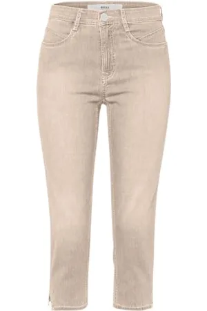 Brax Damskie dżinsy Style Mary C Ultralight Denim Jeans, Soft Sand, 40 l, , 31W / 34L