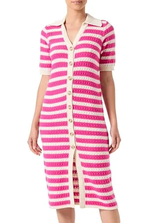 Y.A.S Y.A.S croc Ss Midi Knit Dress Noos, , XS