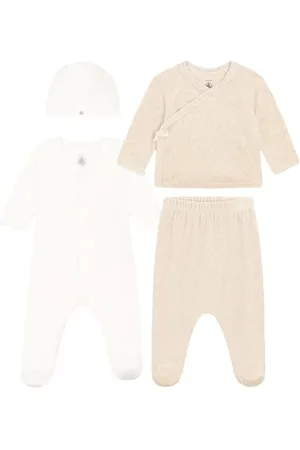 Petit Bateau A0AS8 Brelok 4 szt. Długi rękaw, , 0 mois dla niemowląt, , 0 meses