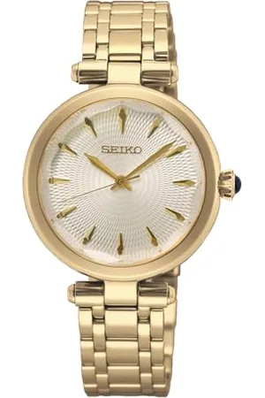Seiko Damski analogowy zegarek kwarcowy z bransoletką ze stali nierdzewnej SRZ554P1