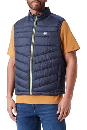 JACK & JONES Męska kamizelka pikowana Jjehero Bodywarmer Collar Noos, , S