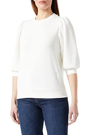 SELECTED Bluza damska z bufiastymi rękawami, , S