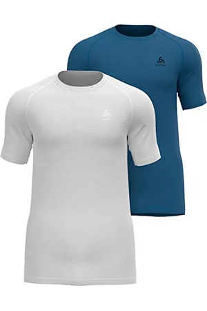 Odlo Męski podkoszulek BL TOP Crew/s Active Cubic Light, 2 sztuki wielokolorowa M