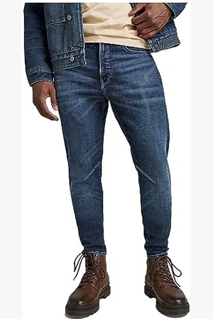 G-Star RAW Męskie Spodnie Dżinsy D-Staq 3D Slim Jeans, Niebieski (noszony w kolorze niebieskim himalajskim D05385-c051-g122), 31W / 34L