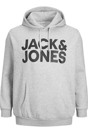JACK & JONES Bluza z kapturem Basic Plus Size, Colours: , Größe Pullover:5XL