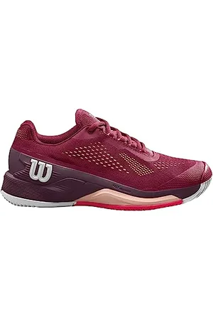 Wilson Damskie trampki Rush Pro 4.0, burak czerwony/biały/tropikalna brzoskwinia, 36 EU, Burak Czerwony Biały Tropikalny Brzoskwinia