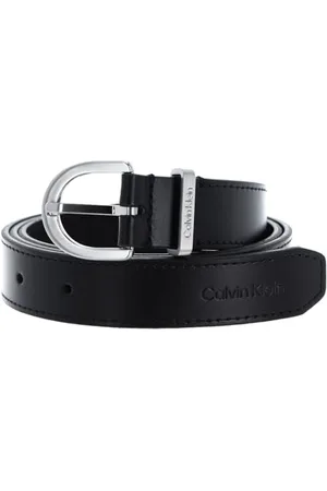 Calvin Klein Damski pasek Ck Must Metal Loop Rnd Belt 2,5 cm skórzany pasek, , 135