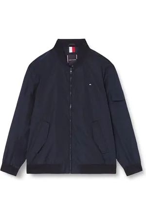 Tommy Hilfiger Męska kurtka bomberka z recyklingu, ciepła, Niebieski (Desert Sky), XXL