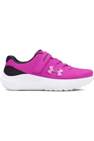 Under Armour Dziewczęce buty do biegania Ua GPS Surge 4 Ac, Vivid Magenta Black Stellar Pink, 31 EU